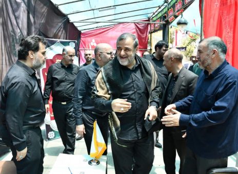 بازدید معاون بانک و بیمه وزارت اقتصاد از موکب بیمه ایران در مشهد
