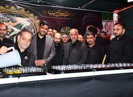 قدردانی معاون توسعه مدیریت و منابع وزارت اقتصاد از موکب بیمه ایران در مراسم تدفین امام شهید در مشهد
